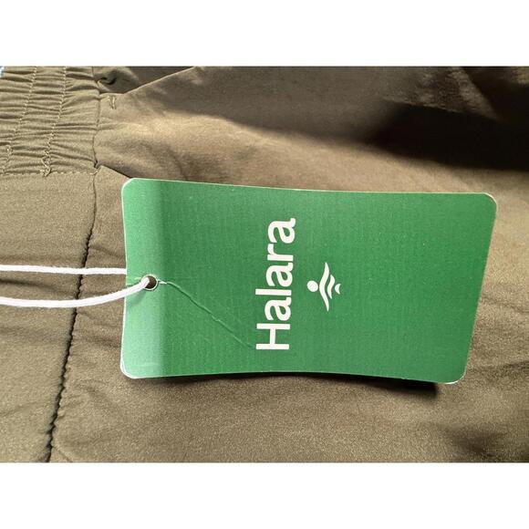 NWT Halara Olive Green Elastic Waist Drawstring Ankle Pants Size XL - Picture 6 of 6